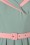 Miss Candyfloss - 50s Drizella Minty Swing Dress in Duck Egg and Pink 5
