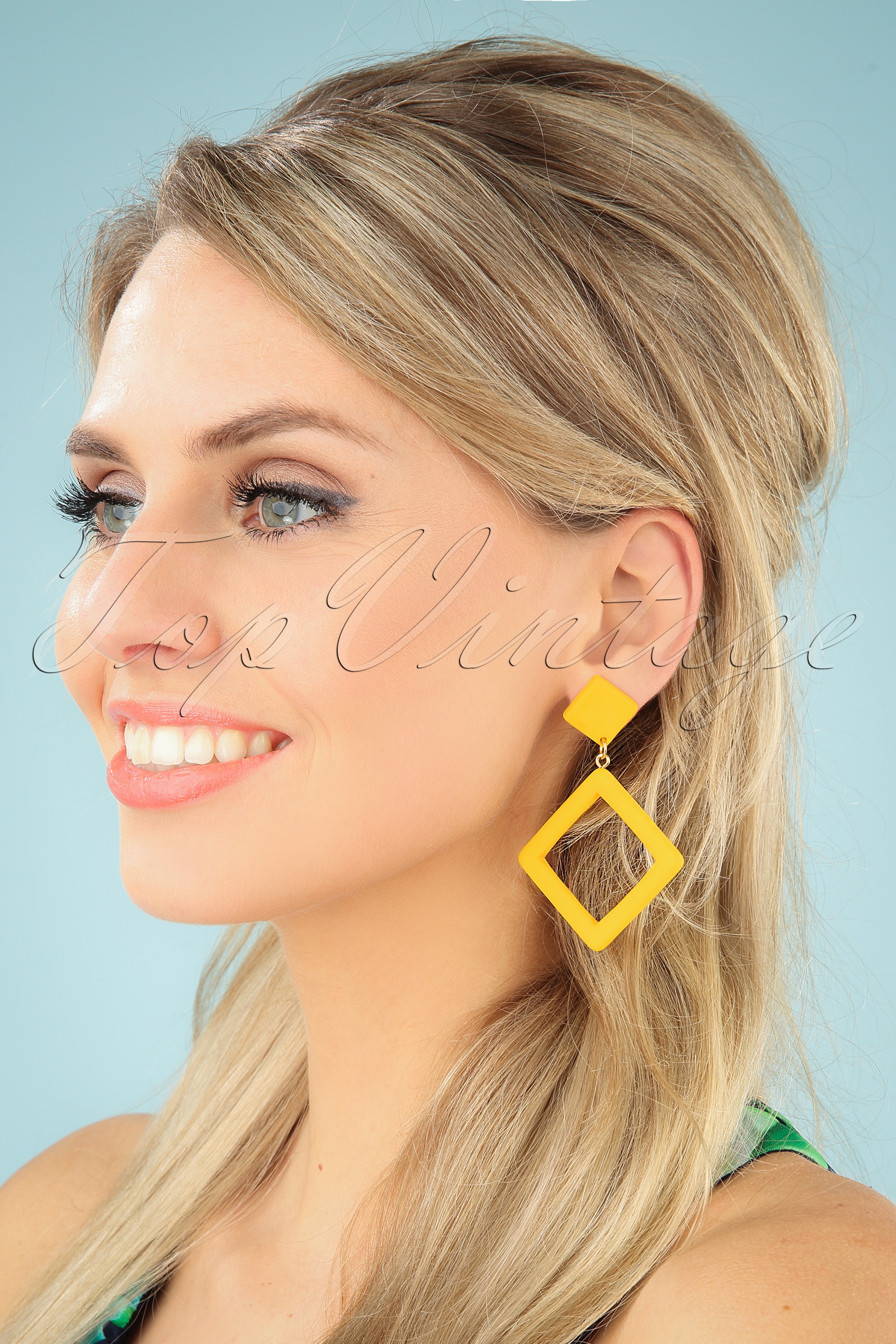 Collectif Clothing - Shona-oorbellen in geel