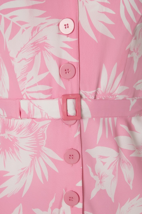 The Seamstress of Bloomsbury - Lisa-Kleid in Pink Hawaii 5