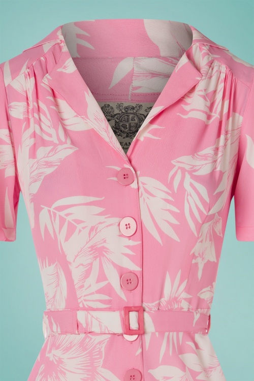 The Seamstress of Bloomsbury - Lisa-Kleid in Pink Hawaii 2