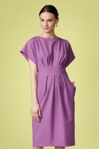 Closet London - 60s Judie Dress in Lilac 2