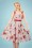 Hearts and Roses 29024 Pink and Red Floral Swing Dress 20190305 009 020W