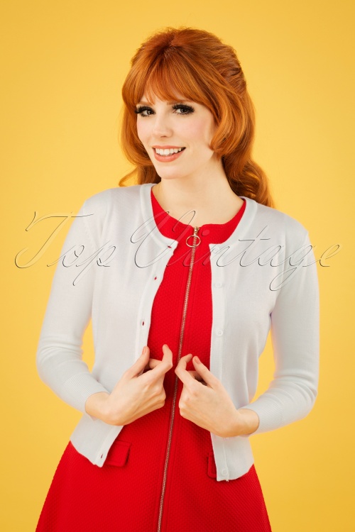 Mak Sweater White Cardigan 140 50 24940 20180222 1W