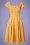 Timeless - 50s Zafira Polkadot Swing Dress in Yellow 2