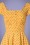 Timeless - 50s Zafira Polkadot Swing Dress in Yellow 3