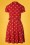 Circus - 60s Cynthia Cocktail Dress in Red 5