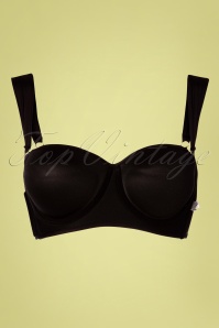 Marc & André Paris - 50s Aliyah Bikini Top in Black 5