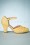 Miss L-Fire - Amber Mary Jane pumps in pastelgeel 4