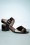 Tamaris - Trina Patent Sandals Années 60 en Noir 2
