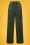 Banned Retro - 40s Adventures Ahead Button Trousers in Forest Green 2