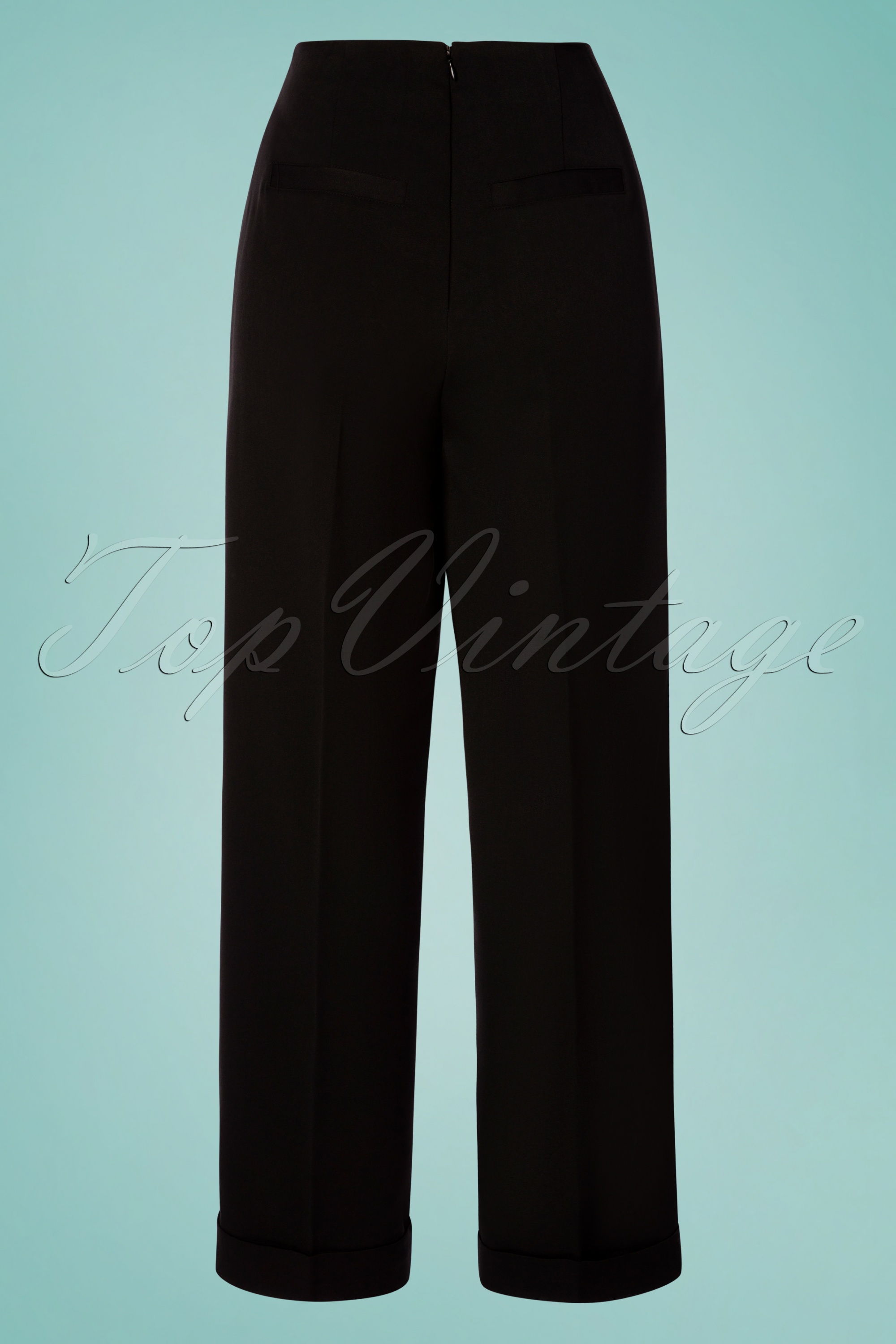 Banned Retro - Adventures Ahead knoopbroek in zwart 2