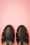 La Veintinueve - Sylvia Leather Flats Années 60 en Noir 3