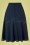 Banned Retro - 50s Cute As A Button Skirt in Navy 2