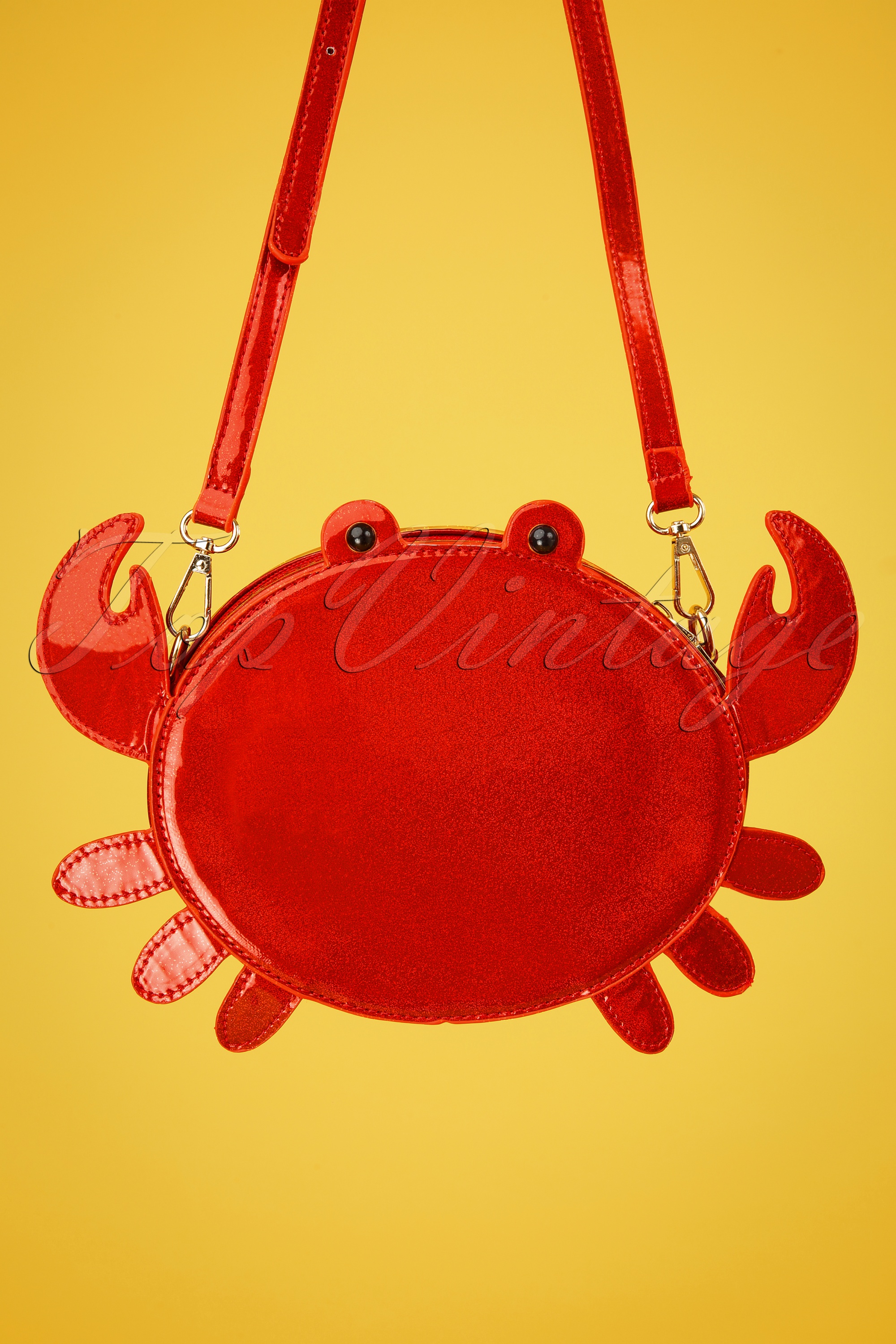 Lulu Hun - Crossbodytas van krab in rood