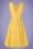 Collectif Clothing - Mavis Swing-Kleid in Gelb 4
