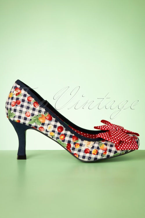 Joe Browns Couture - Diva Pumps in Rot und Navy 4