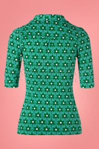 Tante Betsy - Nellie Moddie Shirt Années 60 en Vert 2