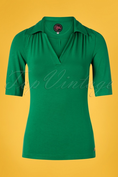 Tante Betsy - Nellie Shirt Années 60 en Vert