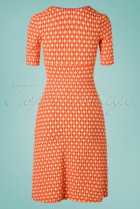 Tante Betsy - 60s Lola Drops Dress in Orange 5