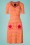Tante Betsy - 60s Lola Drops Dress in Orange 2