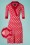 Tante Betsy - Zoe Fish Dress Années 60 en Rouge 2