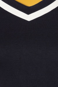 Steady Clothing - 50s Sailor Top in Navy 3
