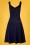 Vintage Chic for Topvintage - Suzy Swing Dress Années 50 en Bleu Marine 5