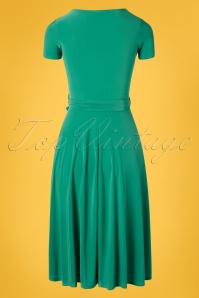 Vintage Chic for Topvintage - Faith Swing Dress Années 50 en Vert d'Eau 5