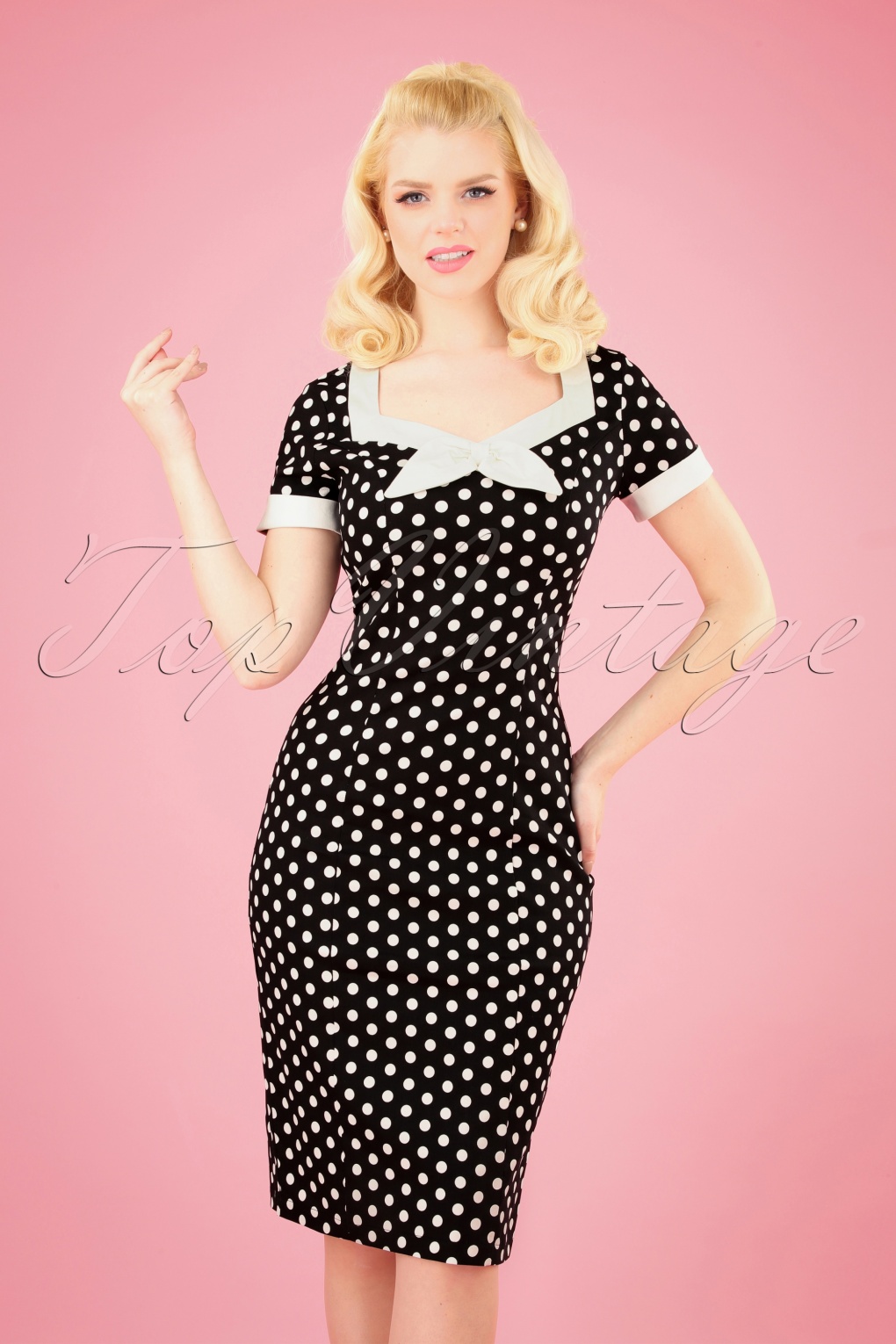 Vintage Polka Dot Dresses - 50s Spotty and Ditsy Prints