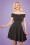 Banned 28485 Pier Stripe Jersey Dress in Black 20181220 01W