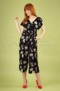 Bunny - Ananas-Overall in Schwarz