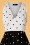 Vintage Diva  - The Esmee Polkadot Swing Dress in Black and White 5