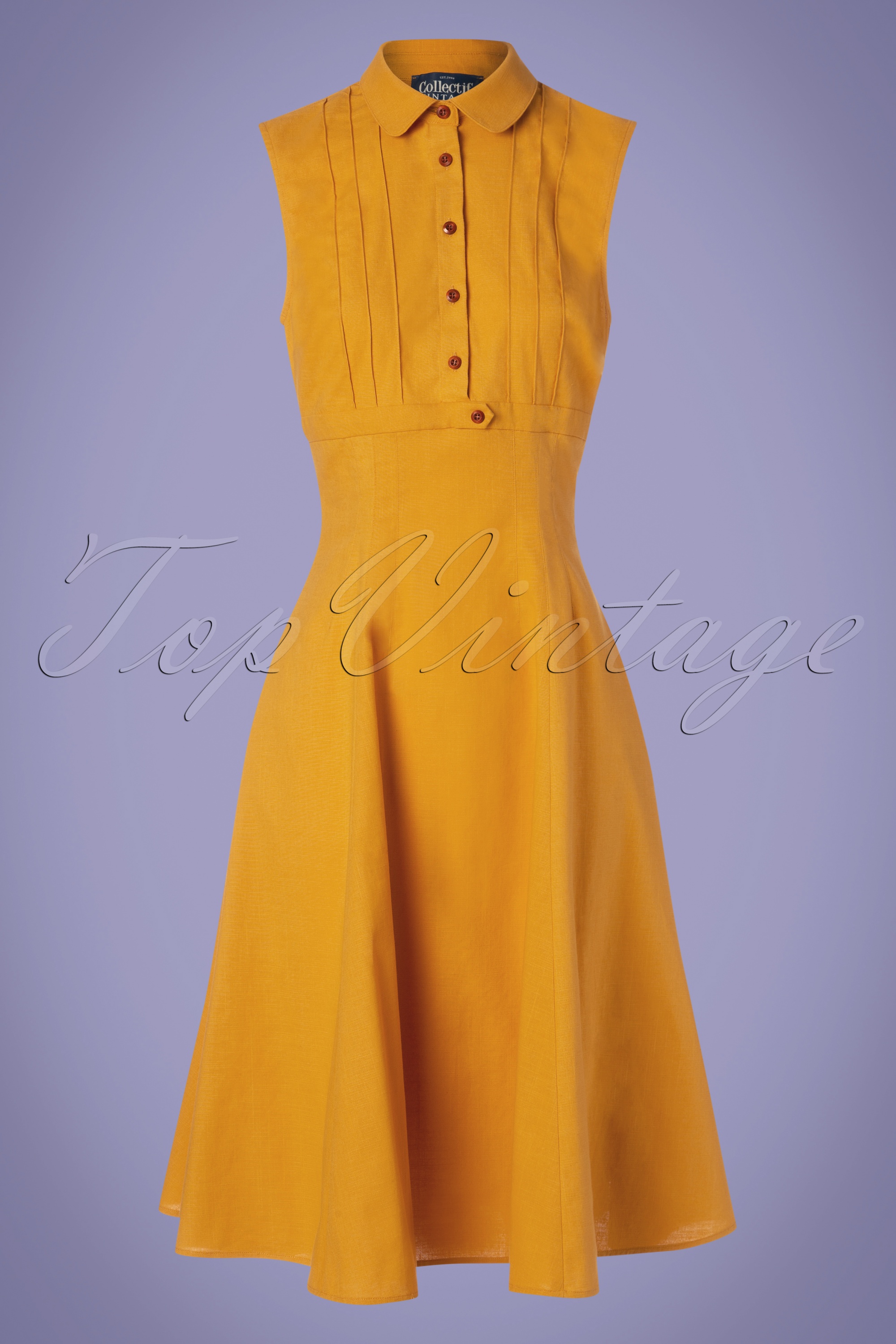 Collectif yellow dress best sale