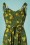 Collectif Clothing - Elsie Pineapple Slice Maxi Dress Années 50 en Vert 3