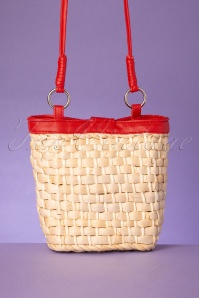 Darling Divine - 50s Lilly Wicker Bag in Neutral 5