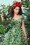 Collectif Clothing 50s Dolores Butterfly Doll Dress in Green