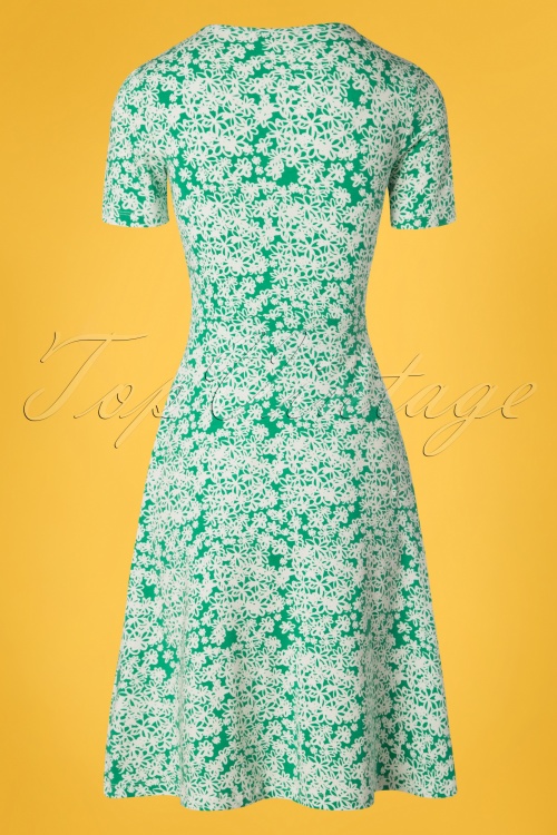 Who's That Girl - 60s Krista Laurel And Hardy Dress in Green 2