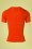 Compania Fantastica - 60s Eliana Knitted Top in Orange 2