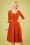 Vintage Chic for Topvintage - 50s Ruby Swing Dress in Cinnamon