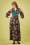 Lady V by Lady Vintage - Eva Florales Swing-Kleid in Tangerine Dream