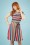 Sugarhill Brighton - 60s Connie Cabana Stripes Dress in Multi