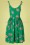 Bunny - 50s Tropicana Dress in Green and Pink 5