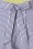 Louche - Soren Chambray gestreepte stropdasshort in blauw en wit 3