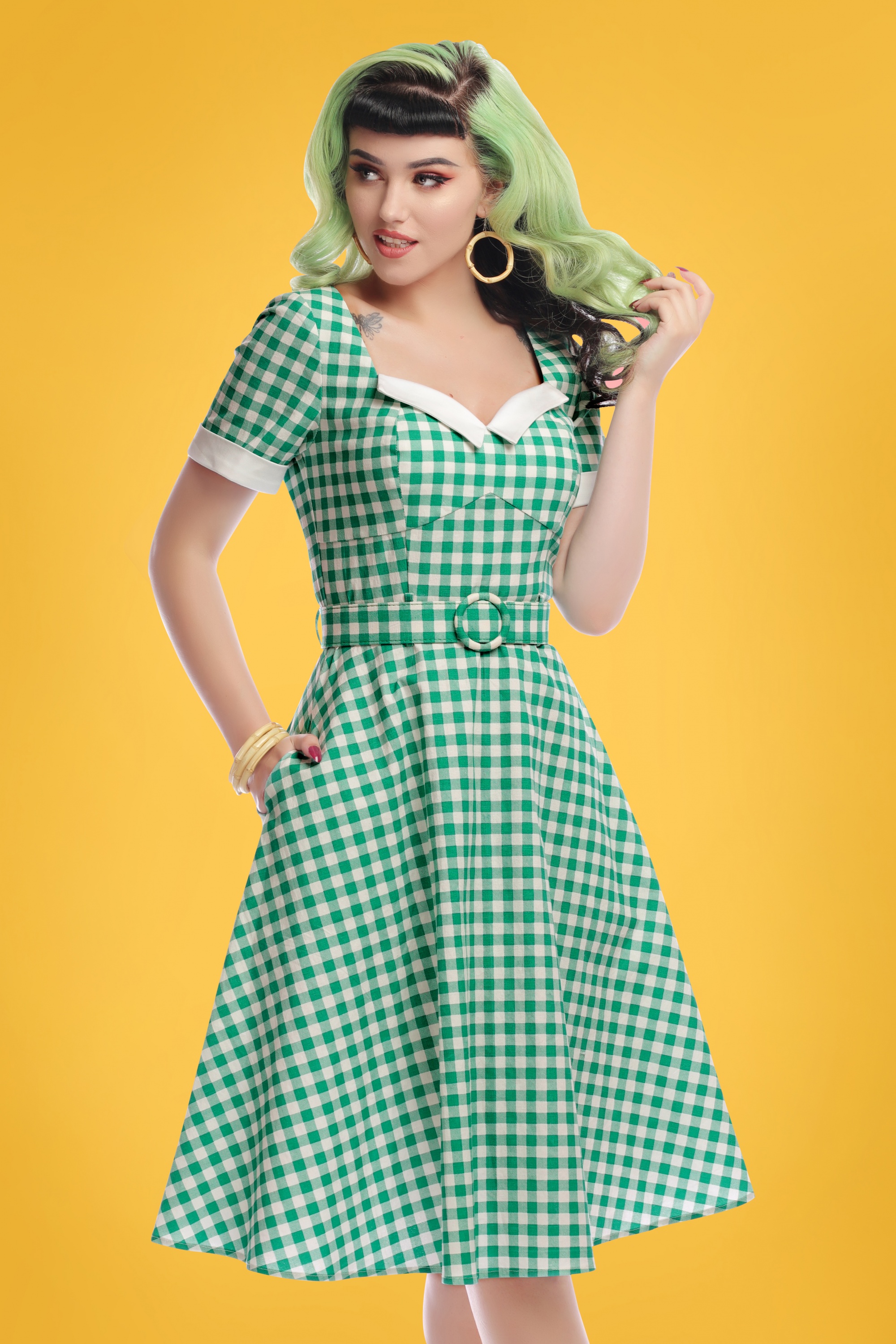 Shops collectif gingham dress