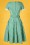 Collectif Clothing - 50s Roberta Gingham Swing Dress in Green 5