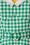 Collectif Clothing - 50s Roberta Gingham Swing Dress in Green 6
