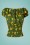 Collectif Clothing - Bebe Pineapple Slice Top Années 50 en Vert 2