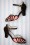 Lola Ramona - Ava Affection Sandals Années 20 en Noir et Rose