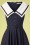 Daisy Dapper - 50s June Swing Dress in Navy 3