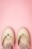 Bettie Page Shoes - Birdie T-Strap Pumps Années 50 en Nude 2